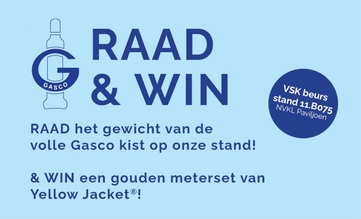 Win een gouden meterset van Yellow Jacket op onze stand op de VSK beurs!