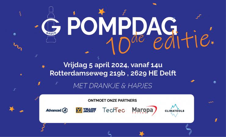 Gasco organiseert de 10de Pompdag op 5 april 2024!