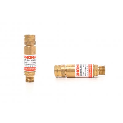 Vlamdover acetyleen in+ uitgang 3/8